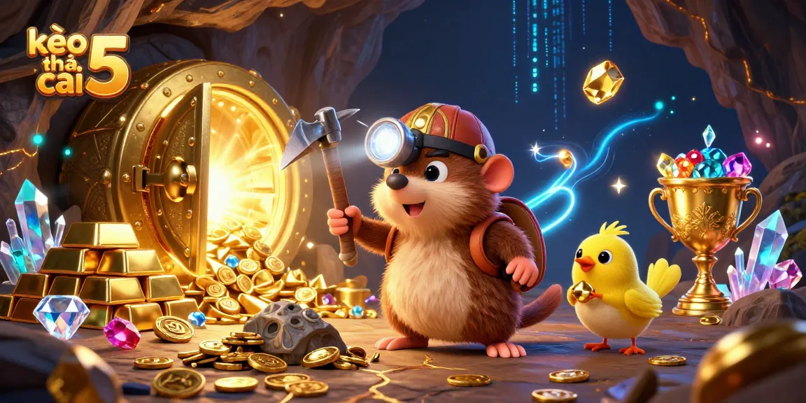 Experience thrilling betting action with kèo nhà cái 5 amidst dazzling treasures and illuminated gems.