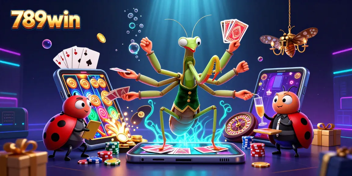 Engage with 789win's vibrant casino atmosphere featuring dynamic characters and thrilling gaming activity.